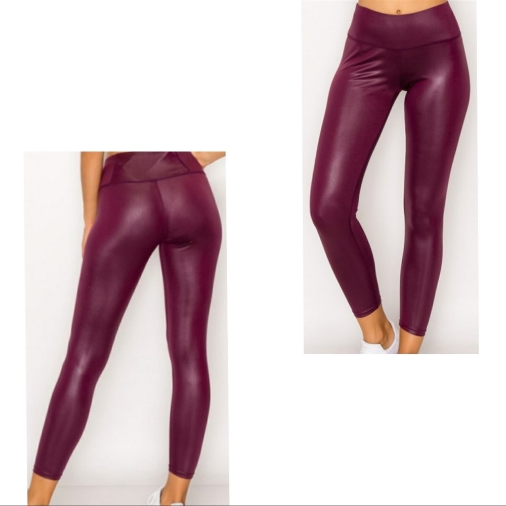 High Waist Matte Shine Leggings